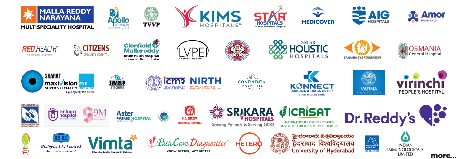 Major Industry and Academic Collaborations Logos